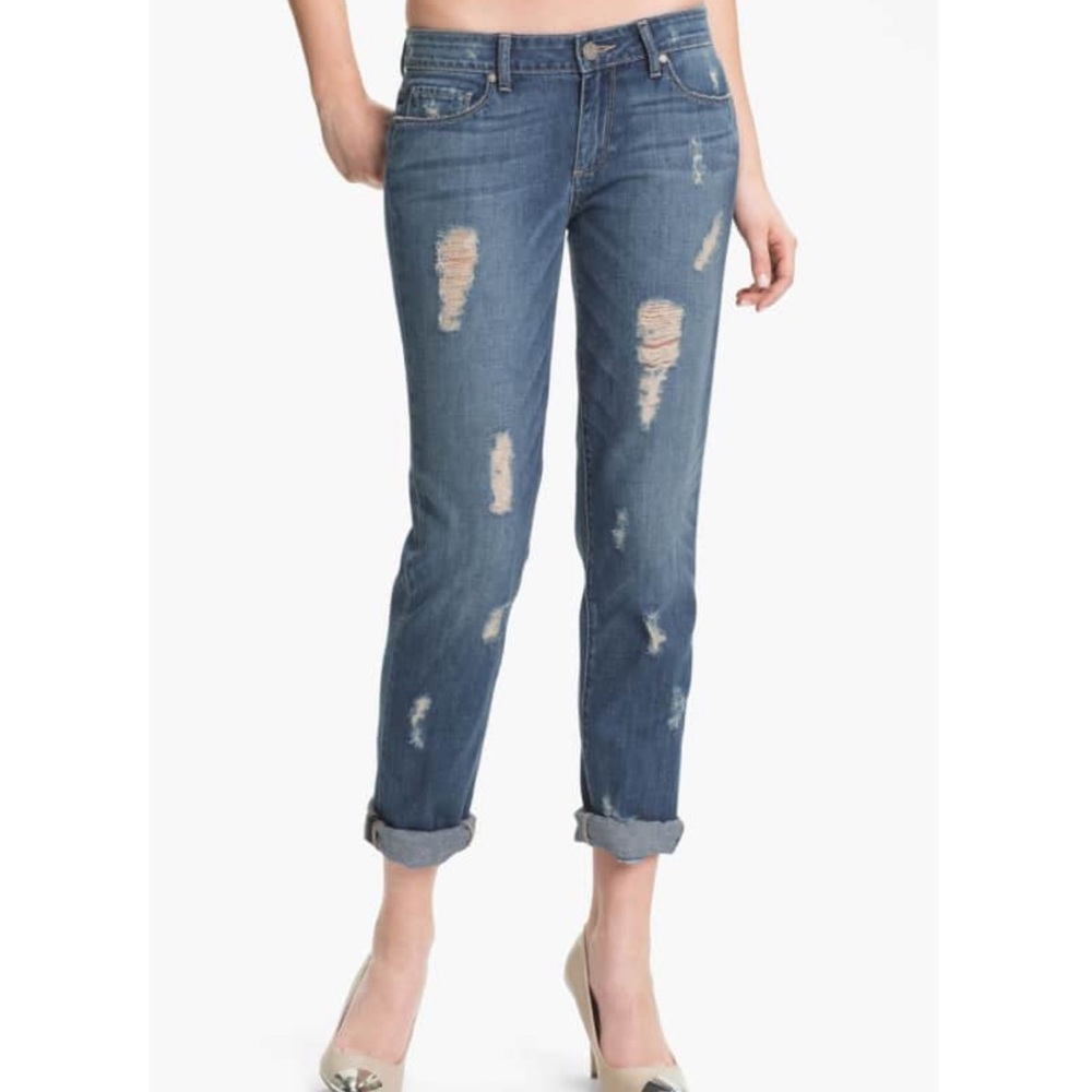 Paige Jimmy Jimmy Skinny Low Rise Jeans